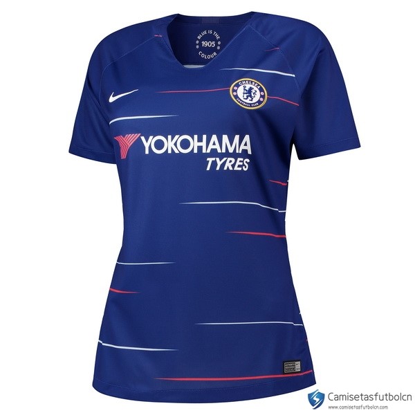 Camiseta Chelsea Primera equipo Mujer 2018-19 Azul